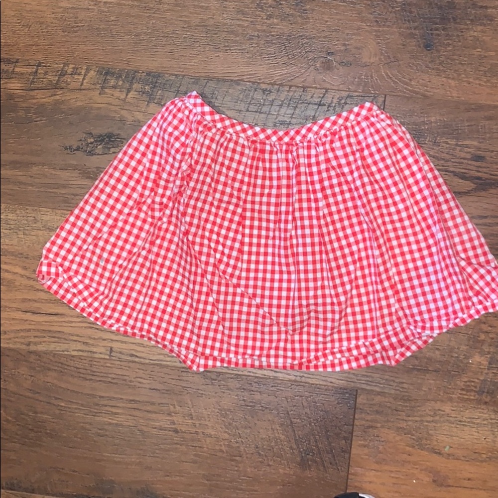 Ralph Lauren polo- red gingham skirt (5)